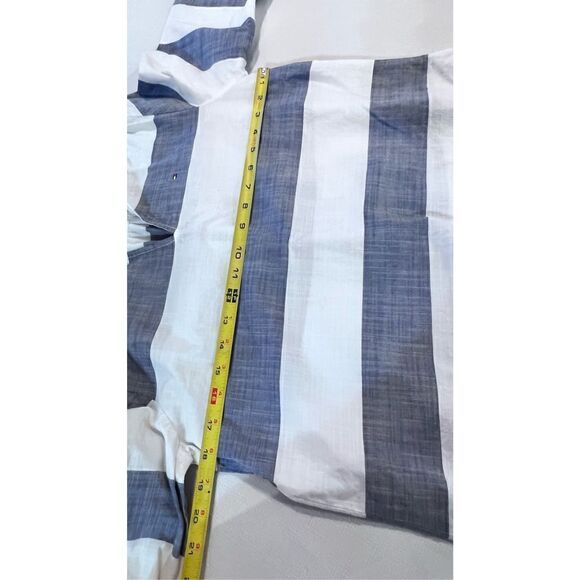 Tommy Hilfiger Women's Striped Colorblock Long Sleeves Top White/Gray Size PS - Picture 6 of 9